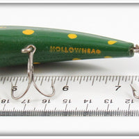 R-K Tackle Co Green & Yellow Hollowhead In Box