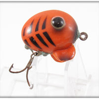 Vintage Ropher Orange Black Ribs Fin Dingo Lure