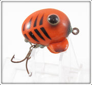 Vintage Ropher Orange Black Ribs Fin Dingo Lure