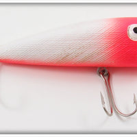 Vintage Rebel Fluorescent Red/Orange & White Pop R Lure