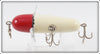 Pflueger White & Red Globe In Blue Border Box