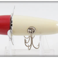 Pflueger White & Red Globe In Blue Border Box