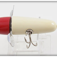 Pflueger White & Red Globe In Blue Border Box