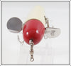 Pflueger White & Red Globe In Blue Border Box