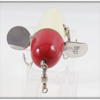 Pflueger White & Red Globe In Blue Border Box