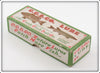 Creek Chub White & Red Head Pop N Dunk Empty Box 6302