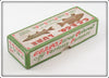 Creek Chub White & Red Head Pop N Dunk Empty Box 6302