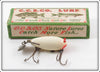 Vintage Creek Chub White & Red Baby Crawdad Lure In Box 402