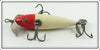 Vintage Pflueger Red & White Neverfail Minnow Lure