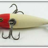 Vintage Pflueger Red & White Neverfail Minnow Lure