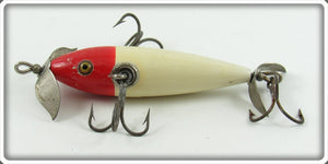 Vintage Pflueger Red & White Neverfail Minnow Lure