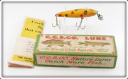 Creek Chub Yellow Spotted Midget Pikie In Box 2214 Special Lure
