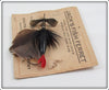 South Bend Black & Red Jack's Fish Ferret On Card