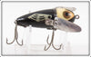 Heddon Black White Head Cone Tail Crazy Crawler In Box 2120 BWH ~