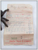 Heddon Crab Wiggler Empty Intro Box With Paper Insert