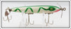Vintage Paw Paw Green Serpentine Aristocrat Torpedo Lure