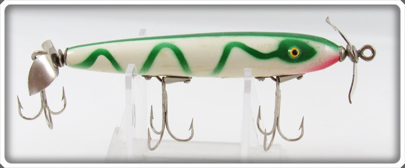Vintage Paw Paw Green Serpentine Aristocrat Torpedo Lure