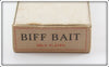 Biff Bait Co. Gold Plated Musky Spiral Bait Empty Box