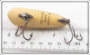 Heddon Uncatalogued White Shore Wood Baby Lucky 13 2400 XRW