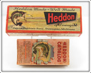 Vintage Heddon Yellow Shore Zara Spook Empty Lure Box 2250XRY