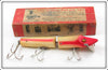 Vintage Heddon Allen Stripey Giant Jointed Vamp Lure 7359 PAS