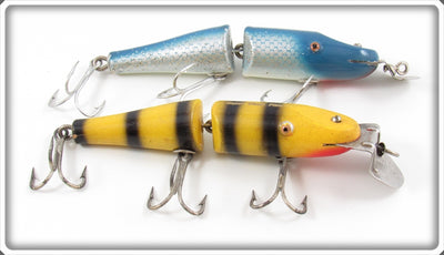 Creek Chub Blue Flash & Tiger Stripe Jointed Pikie Pair