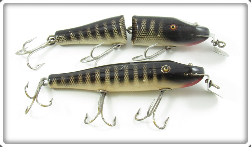 Creek Chub Black Scale Pikie & Jointed Pikie Lure Pair