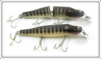 Creek Chub Black Scale Pikie & Jointed Pikie Lure Pair
