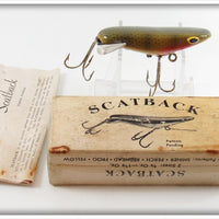 Vintage Mermade Bait Co Perch Bass Size Scatback Lure In Box