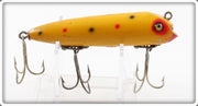 Heddon Yellow With Black & Red Spots Darting Zara Lure
