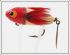 Heddon Red & White Fly Rod Flaptail Bug
