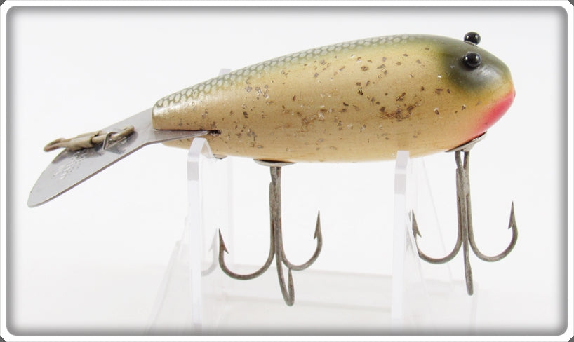 Leurre de pêche vintage Creek Chub Pikie articulé en bois Leurre de pêche vintage Creek Chub Pikie articulé en bois