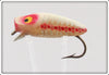 Heddon Red & White Shore Fly Rod Runtie Spook