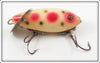 Vintage Heddon Strawberry Baby Crab Wiggler Lure 1909S