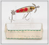 Vintage Barracuda Brand Strawberry Florida Pee Wee Lure In Box Bottom