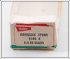 Heddon Strawberry Dowagiac Spook In Box 9100 S