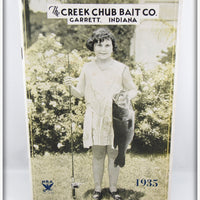 1935 The Creek Chub Bait Co Catalog With Ordering Envelope