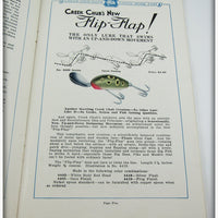 1935 The Creek Chub Bait Co Catalog With Ordering Envelope