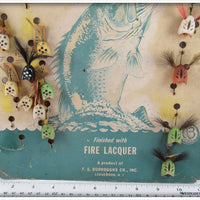 F. S. Burroughs Co. Fire Lacquer Fire Bugs Dealer Display