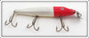 Vintage AL&W Creek Chub Red Head Shiner Plastic Pikie Lure