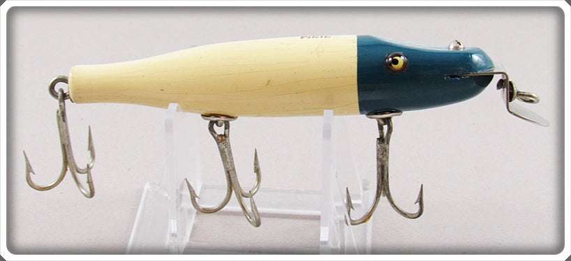 creek chub fishing lures prices Vintage Creek Chub White Blue Head Pikie 710 Lure For Sale