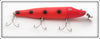 Vintage Creek Chub Orange Spotted Plastic Pikie Lure 730 P