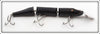 Vintage Creek Chub Solid Black Triple Jointed Pikie Lure 2713 P