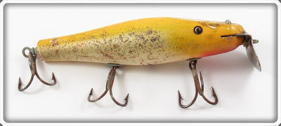 Vintage Creek Chub Yellow Flash Husky Surfster Lure 7337