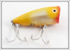 Heddon Silverfish Yellow Scale Chugger Jr In Box 9520 SFYS