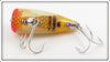 Heddon Silverfish Yellow Scale Chugger Jr In Box 9520 SFYS