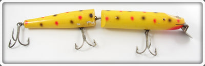Creek Chub Yellow Spotted Giant Jointed Pikie Lure 814 Special 