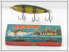 Vintage Arnold Tackle Corp Perch Injured Minnow Lure In Box