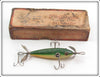 Supplee Biddle Hardware Co Congress Game Fish Minnow Lure In Box
