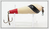 The King Spiral Bait Co. White, Black & Red King Spiral Lure